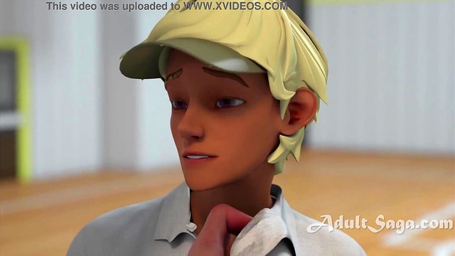 Giant Hentai MILF Gym Teacher Shows Student How to Pleasure Her Huge Tits & Ass