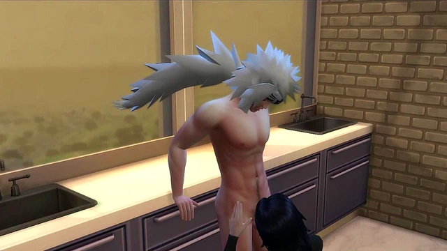 Teacher Jiraiya Fucks Sarada in Bathroom – Oral & Anal Action in Boruto Anime