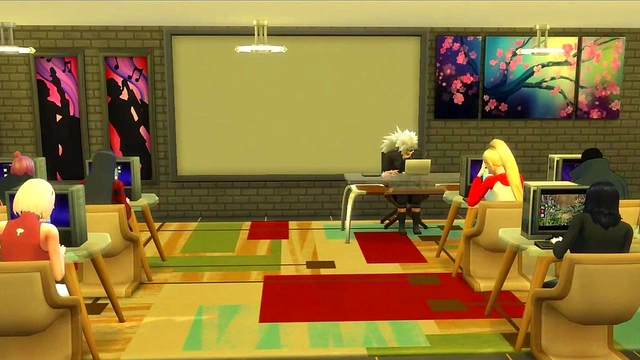 Teacher Jiraiya Fucks Sarada in Bathroom – Oral & Anal Action in Boruto Anime