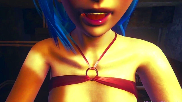 Jinx from League of Legends Gets Fucked in Uncensored Japanese Anime Hentai pov Creampie Blowjob