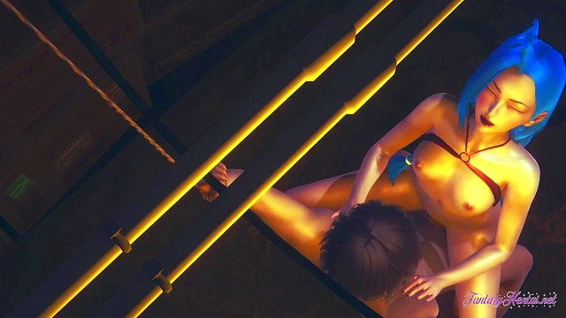 Jinx from League of Legends Gets Fucked in Uncensored Japanese Anime Hentai pov Creampie Blowjob