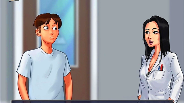 Teen Milf Seduces With Big Tits & Ass in Summertime Saga Hentai Gameplay