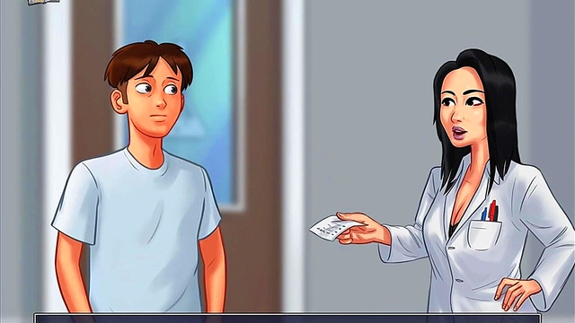 Teen Milf Seduces With Big Tits & Ass in Summertime Saga Hentai Gameplay