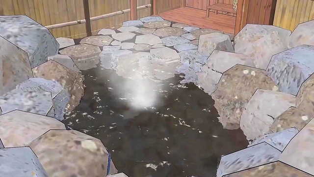 Horny Anime Chick Ditches Towel for Hot Spring Fun & Fluffy Boobs