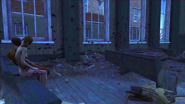 Brunette Anime Girl Fucks Monster In Fallout 4 For Hot Anal Action