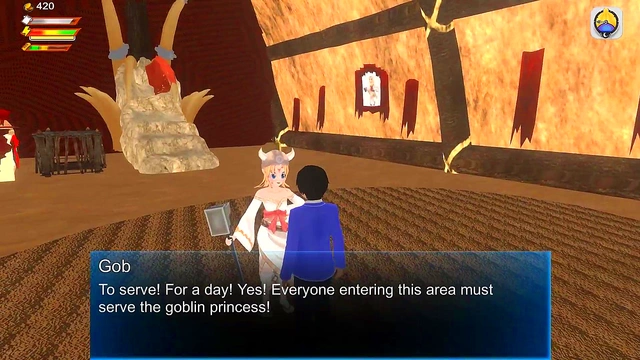 Goblin Princess Dominates Slave With Humiliating Foot Worship And Rough Sex