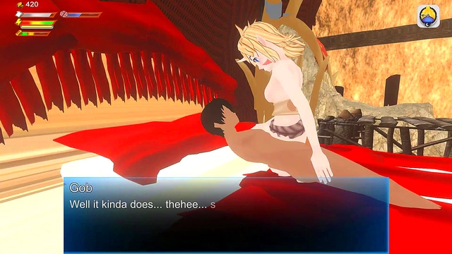 Goblin Princess Dominates Slave With Humiliating Foot Worship And Rough Sex