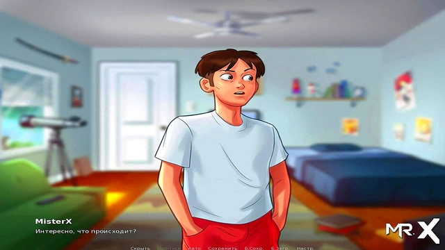 Teen Anime Chick Gives Blowjob Then Gets Fucked On Bed In Summertime Saga Let's Play