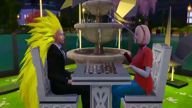 Sakura Cheats With Naruto Outdoors in Steamy Anime Adventure