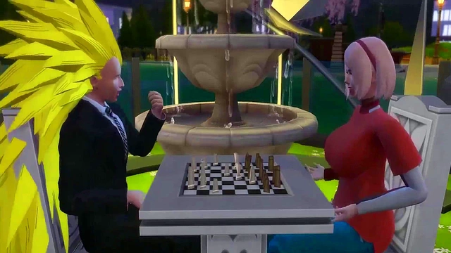 Sakura Cheats With Naruto Outdoors in Steamy Anime Adventure