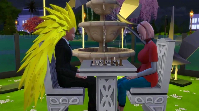 Sakura Cheats With Naruto Outdoors in Steamy Anime Adventure