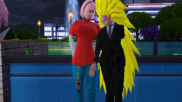 Sakura Cheats With Naruto Outdoors in Steamy Anime Adventure