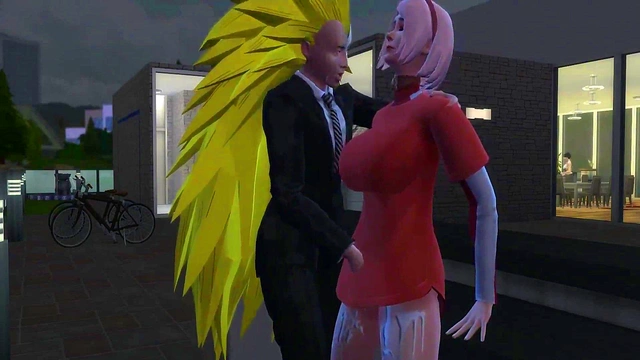 Sakura Cheats With Naruto Outdoors in Steamy Anime Adventure