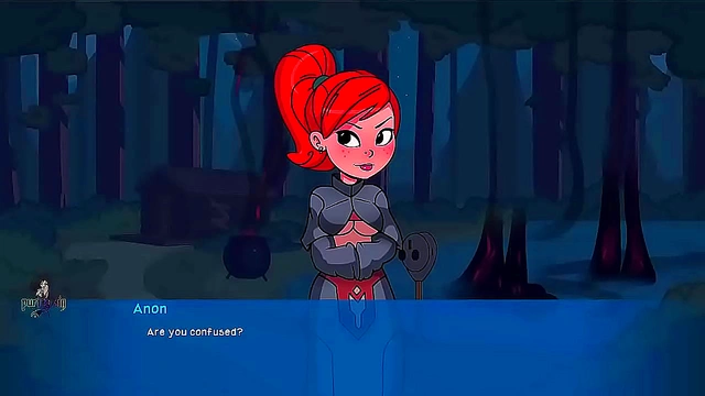 Blonde MILF and Redhead Anime Girls Seduce Alien Android in Camp Pinewood Gravity Falls Adventures