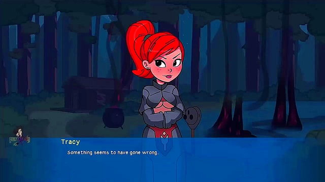 Blonde MILF and Redhead Anime Girls Seduce Alien Android in Camp Pinewood Gravity Falls Adventures