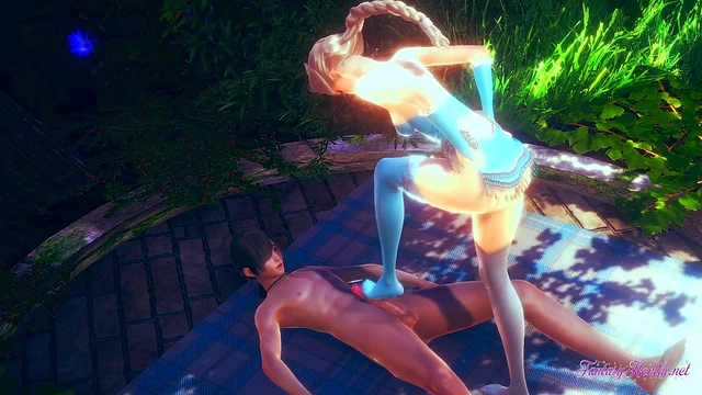 Elsa Frozen Hentai Princess Gets FuckedHard With Footjob & Cunnilingus Creampie