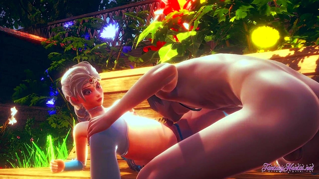 Elsa Frozen Hentai Princess Gets FuckedHard With Footjob & Cunnilingus Creampie