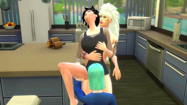 Madara's Kitchen Orgy With Naruto Friends Ends In Wild Anal Creampie Fest