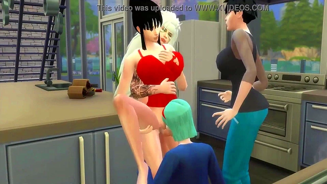 Madara's Kitchen Orgy With Naruto Friends Ends In Wild Anal Creampie Fest