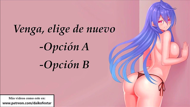 Hentai JOI Game – Choose Your Path for Slinky Seduction & Spanking Fun