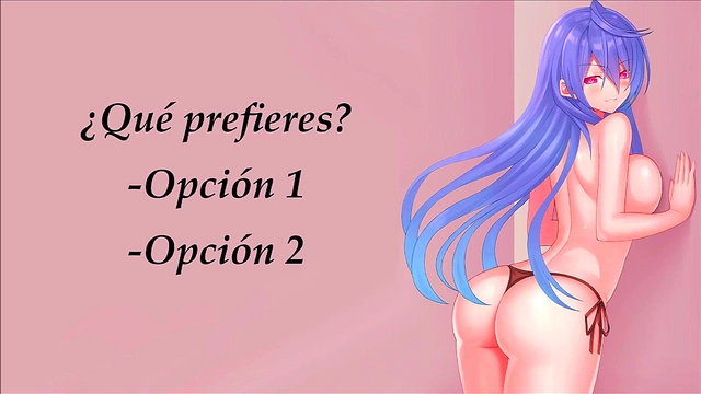 Hentai JOI Game – Choose Your Path for Slinky Seduction & Spanking Fun