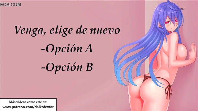 Hentai JOI Game – Choose Your Path for Slinky Seduction & Spanking Fun