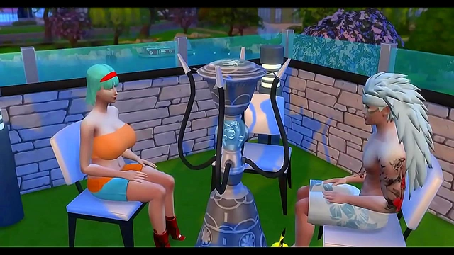 Madara Helps His Friend at the Pool With Hard Anal Action & Cuckold Drama