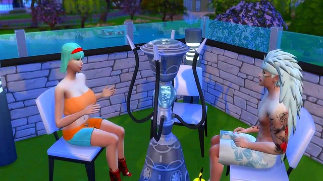 Madara Helps His Friend at the Pool With Hard Anal Action & Cuckold Drama