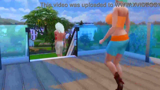 Madara Helps His Friend at the Pool With Hard Anal Action & Cuckold Drama