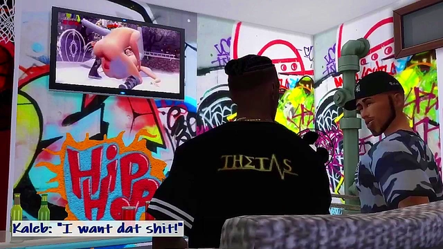 Horny Gangstas Bang in Tha Ghetto HQ for Wild Group Hentai Action