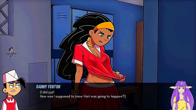 Hot Goth MILF Gets Wet At Work In Danny Phantom hentai Anime Vtuber Scene