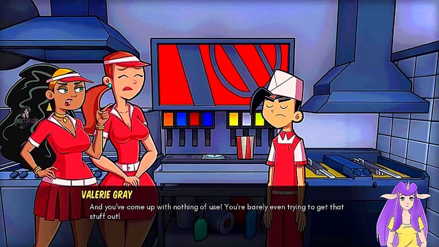 Hot Goth MILF Gets Wet At Work In Danny Phantom hentai Anime Vtuber Scene