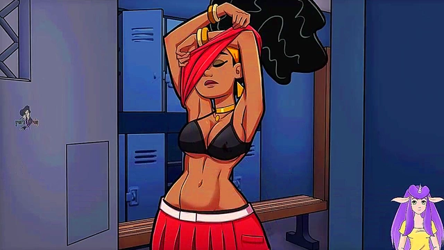 Hot Goth MILF Gets Wet At Work In Danny Phantom hentai Anime Vtuber Scene