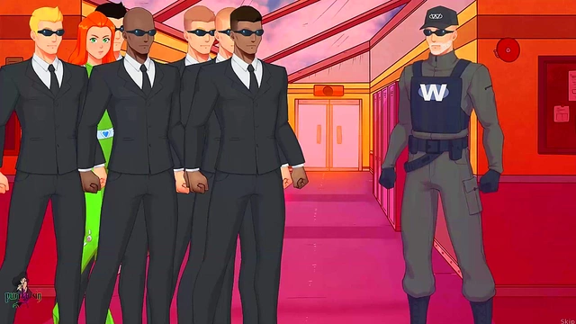 Blonde & Redhead Totally Spies Girls Flash Sexy Tits in Anime Fun