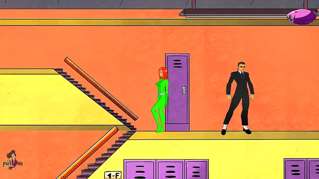 Blonde & Redhead Totally Spies Girls Flash Sexy Tits in Anime Fun