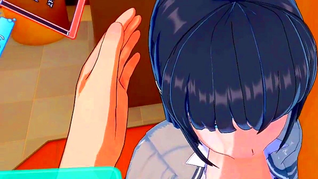 Big-Breasted Aika Rubs Tits & Gets Fucked in Karaoke Scene from Eroge Koikatsu VR