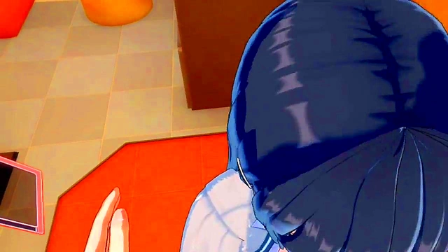 Big-Breasted Aika Rubs Tits & Gets Fucked in Karaoke Scene from Eroge Koikatsu VR