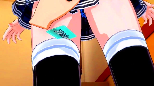 Big-Breasted Aika Rubs Tits & Gets Fucked in Karaoke Scene from Eroge Koikatsu VR