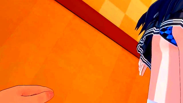 Big-Breasted Aika Rubs Tits & Gets Fucked in Karaoke Scene from Eroge Koikatsu VR