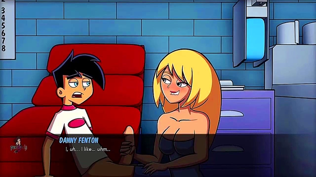 Sexy Gothic Nurse Gives Danny Phantom Intense Handjob for Mind-Blowing Orgasm