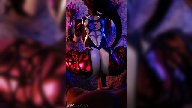 Widowmaker Rides Big Black Dick Deep In Anime Overwatch Action