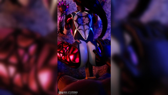 Widowmaker Rides Big Black Dick Deep In Anime Overwatch Action