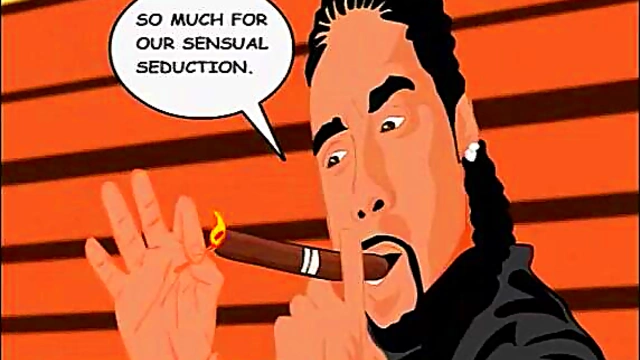 Big-Titted Porn Stars Candace Von & Gianna Michaels Battle It Out in Anime Strip Club Showdown