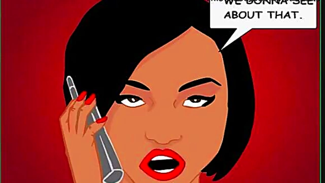 Big-Titted Porn Stars Candace Von & Gianna Michaels Battle It Out in Anime Strip Club Showdown