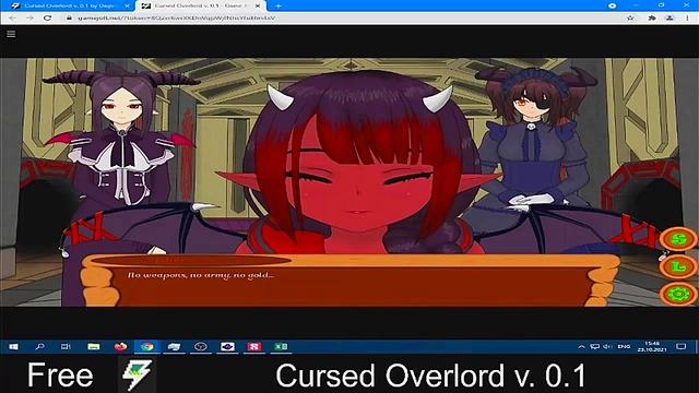 Hentai Adventure – Cursed Overlord Takes Control in RPG Fantasy Land