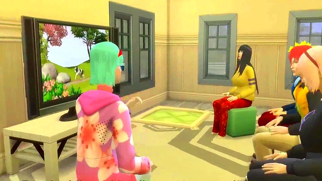 Sakura Gets Seduced by Hinata for Steamy Anal Action in Naruto Anime