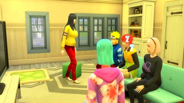 Sakura Gets Seduced by Hinata for Steamy Anal Action in Naruto Anime