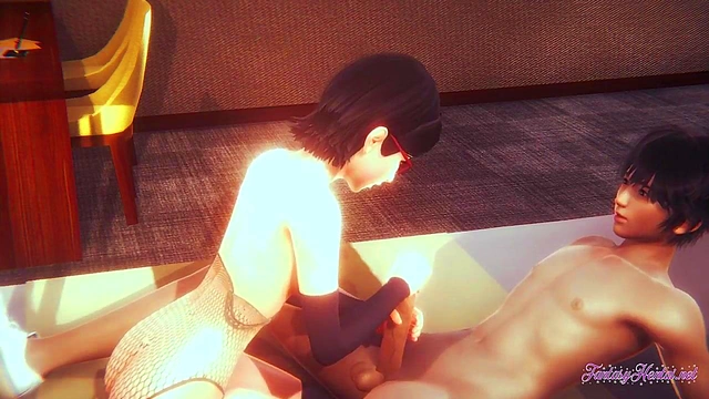 Sarada Gives Uncensored Naruto Handjob With POV Blowjob & Creampie Finish