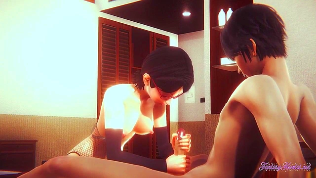 Sarada Gives Uncensored Naruto Handjob With POV Blowjob & Creampie Finish