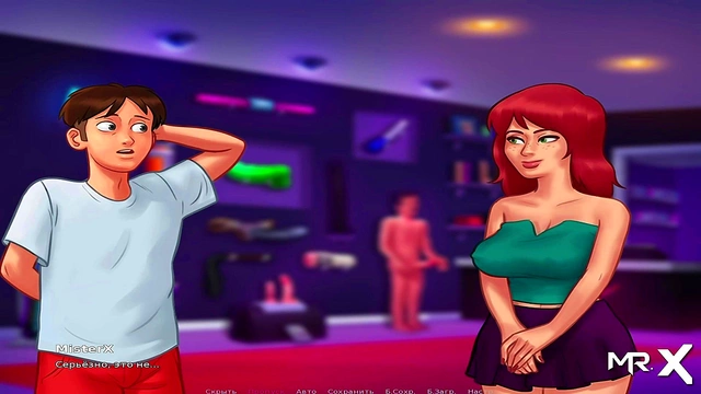 Teen Anime Chick Struggles With Oversized Vibrators In Summertime Saga